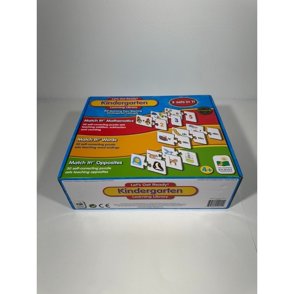 Learning Library Kindergarten Mathematics, Animal Families, Words - 3 Sets in 1 - Picture 2 of 3